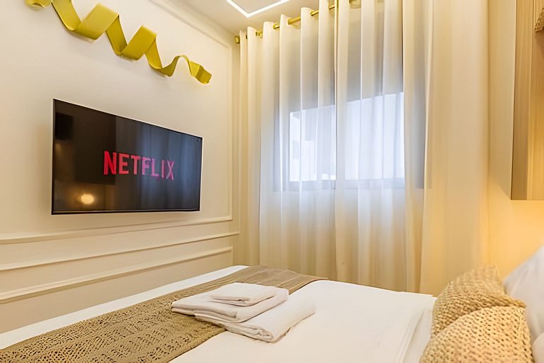 Apê Royal, Luxo e conforto, 7min aero Congonhas