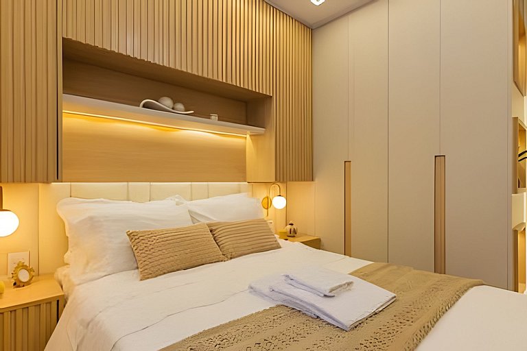 Apê Royal, Luxo e conforto, 7min aero Congonhas