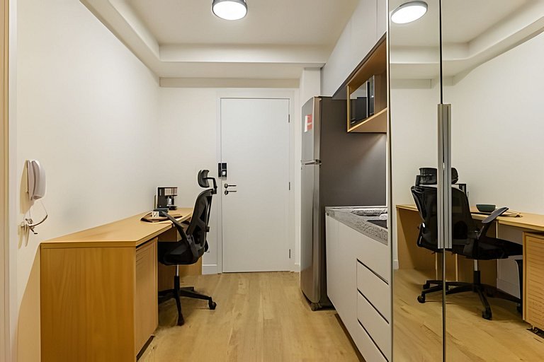 Apê NOVO Brooklin, próx Metrô, AR Cond, c/vaga*