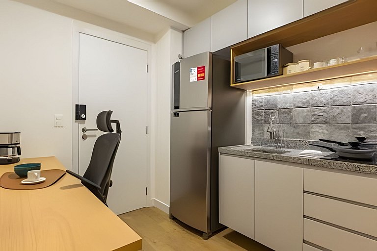 Apê NOVO Brooklin, próx Metrô, AR Cond, c/vaga*