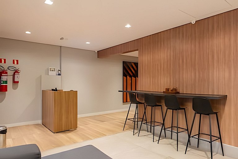 Studio Novo e completo prox Metrô Butantã