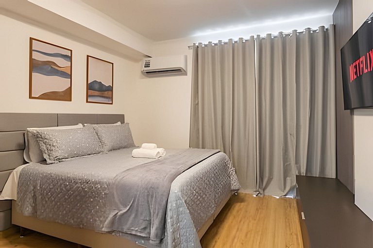 Studio Novo e completo prox Metrô Butantã